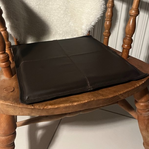 Sdehynde i Bffel Lder 38 x 38 cm. - flere varianter Brun