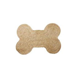 Jute drmtte med et kdben design af slidstrkt jute - fs i forskellige strrelser.