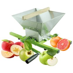 Frugtmoser i rustfrit stl med tragt - 7L