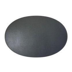 Oval Dkkeserviet i gte Lder hard- ikke foldbar - 30x45 -  Oval - Vlg farve