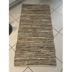 Gulvtppe i skind fra Dacore 70X200 cm. CHARMERENDE GULVTPPE/KLUDETPPE!! -  MANGE FARVER!!