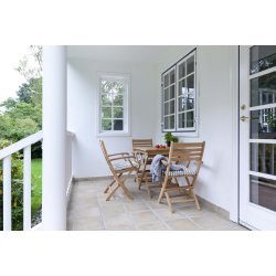 York Foldestol m/Armln - Gold Teak