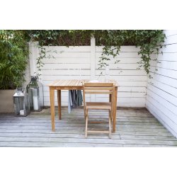 Clarish Hopfllbar stol - gyllene teak