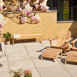 Amerikansk Skammel - Teak