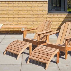 Amerikansk Skammel - Teak