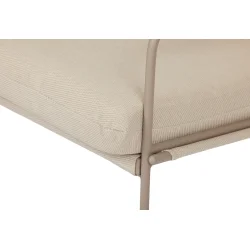 Eksklusivt lounges�t med bord fra ENVY i beige - Komfortable loungestole med All-weather hynder og UV-beskyttet polyrattan. Model Mille