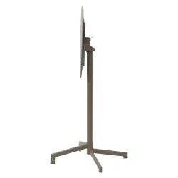 Sammenklappeligt barbord �60 cm i cappuccino � Stilrent st�bord til inde- og udebrug
