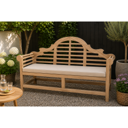 Tr�dg�rdsb�nk i teak f�r 3 personer - Marlboro