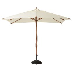 MEGA Lux Parasol - Rekt. - 3 x 4 m -  Olefn dug har UV50+ solbeskyttelse. Model: Napoli