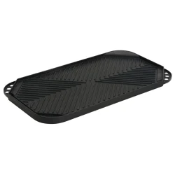 Grillbakke Helst�bt med Nonstick � Vendbar Grillplade i Aluminium