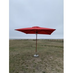 Luxparasoll fyrkantigt Str. 3x3M. Vlj frg - Vattentt + Dug har UV30+ solskydd. Modell: Milano