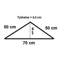 3 kantet Granit sten - st  4 stk