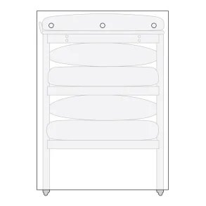Robust haveovertr�k i slidst�rk 420D polyester med vandafvisende PVC-bel�gning - 92�73�135 cm
