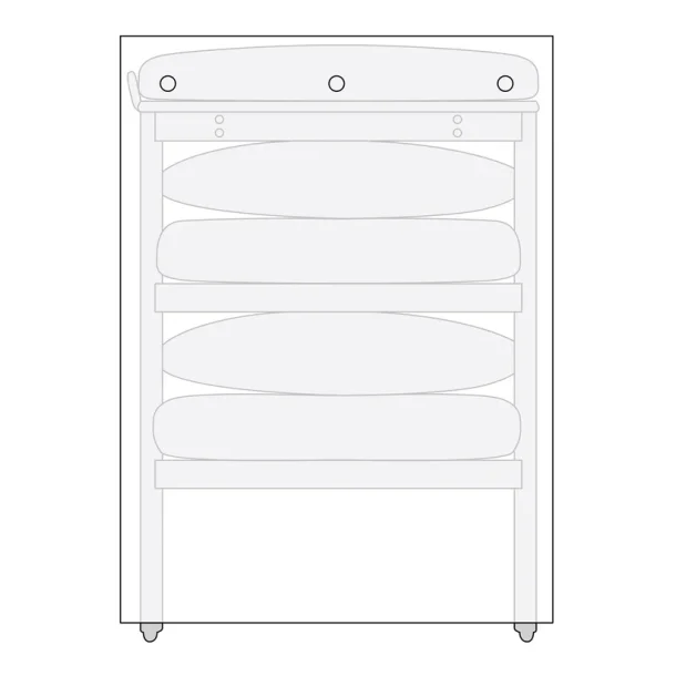 Robust haveovertr�k i slidst�rk 420D polyester med vandafvisende PVC-bel�gning - 92�73�135 cm