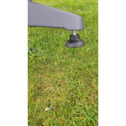 100 % vedligeholdelsesfrit Diana havebord til 4 personer i sort nonwood og alu