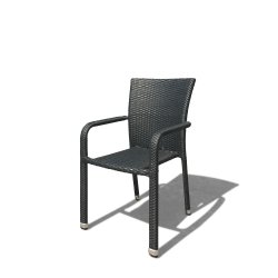 Hadsund Stapelstol i Lux Alu och Polyrattan 