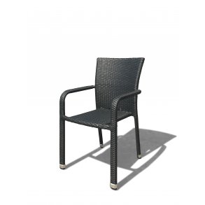 Hadsund Stabelstol i Lux Alu og UV-beskyttet Polyrattan - vlg farve