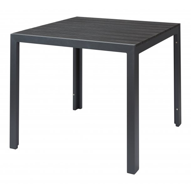Gilleleje Trdgrdsbord - 90  90 cm - Nonwood svart