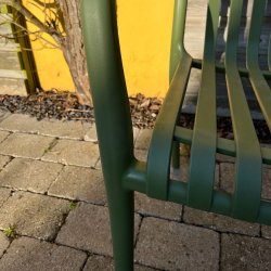 Stabelbar vedligeholdelsefri havestol i UV-beskyttet stbt plast - Model: Lily - Vlg farve 