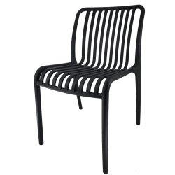 Stabelstol uden armln i vedligeholdelsesfri i UV-beskyttet stbt plast. Model: Lillian - Vlg farve