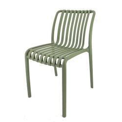 Stabelstol uden armln i vedligeholdelsesfri i UV-beskyttet stbt plast. Model: Lillian - Vlg farve