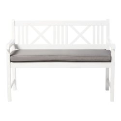 Kronborg Havebnk - 2 pers. L: 120 cm. Fremstillet i hjglans hvidmalet mahogni. 