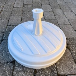 plast parasolfod 15L beholder til vand og sand