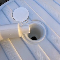 plast parasolfod 15L beholder til vand og sand