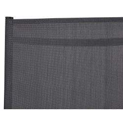 Underhllsfritt set, stolar med 4 lgen och trdgrdsbord - Svart