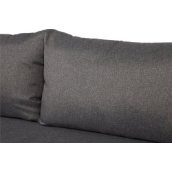 Johannes Sofa sort 100 % vedligeholdelsesfri. Inklusiv luksus all weather hynder og puder.