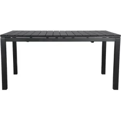 Vedligeholdelsesfrit havest 8 stole, og bord med udtrk - Sort