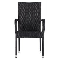 Nantes/Pisa terrassest med 4 stabelstole