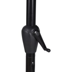 Stor rund parasol med HELE PAKKEN! 3m, LED-lys, krank og tilt - vlg farve! Model: Felix