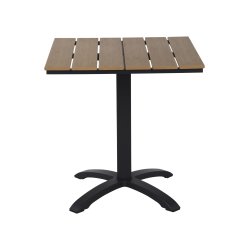 Cafset med 2 st. 5-positionsstolar och 70x70 cm bord