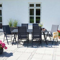 Ramsika familiest - 6-8 personer - Sort - Kan tle alt slags vejr - Krver ingen vedligeholdelse!