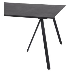  Pamala havembelst. Bestende af bord i durafit og 6 stole i flot design. Ingen vedligeholdelse!