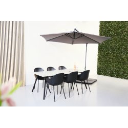 Elegant Verenia havembelst - Inkl 6 stole &amp; 1 bord - Ingen vedligeholdelse!