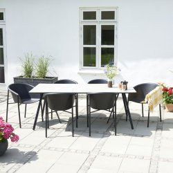 Veronica Havembelst. bestende af bord + 6 stk. stole med hj komfort - Ingen vedligeholdelse!