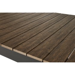  Johannes Havebord til 8-10 personer. sort UV-beskyttet nonwood og alu. Vlg farve.