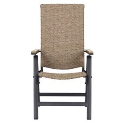 Lotte 5-positionsstol. Underhllsfri UV-skyddad polyrotting natur.