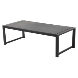 Nordic Lounge Havebord � Aluminiumstel med Slidst�rk Durafit Bordplade (130x60)