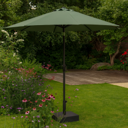 Parasol med krank og tilt str.  3 M.  - Model: Felix - Vlg farven p stoffet