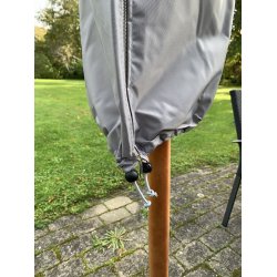 100 % Vandtt Cover til Parasol lux SORT- 190 cm. Passer til parasoller rund 2,5-3,0M