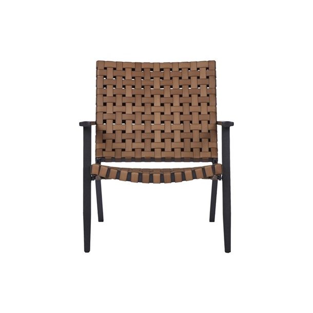 Marco Polo design lounge stol. Brun polyrattan