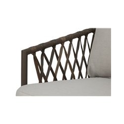 "Deep seat" Sofagruppe i UV-beskyttet polyrattan med all-weather hynder/puder og bord -Model: Havana