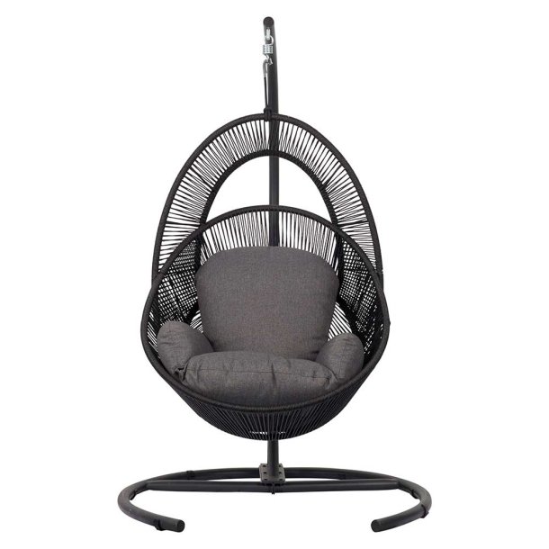 H�ngestol med stativ og all weather hynder. Kan st� ude �ret rundt. V�lg farve Sort