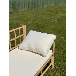 Rygpude til bambus mbler i hvid - KOMFORT