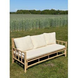 Rygpude til bambus mbler i hvid - KOMFORT