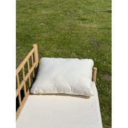 Rygpude til bambus mbler i hvid - KOMFORT