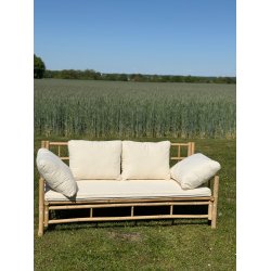 Rygpude til bambus mbler i hvid - KOMFORT